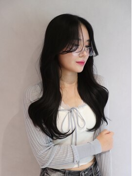 リアン バイ キートス(Lien by kiitos) 韓国ヘア/ワンホンヘア/くびれレイヤー/コリアンブラック/透明感