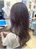 ハイライト×暖色系カラー