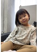 キッズカット（ヘアドネーション31センチ）