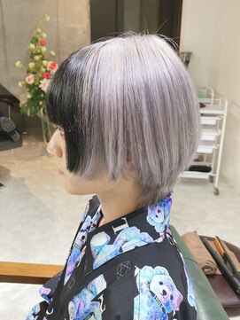 デイズ(days) ツートンカラー デザインカラー ウルフヘアカット