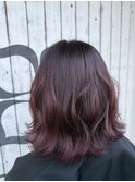 【フェミニンスタイル】艶感ピンクむらさき！！