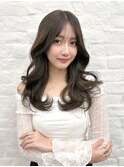 前髪顔まわり韓国ヘアレイヤーカットサイドバンク2wayバンク韓国
