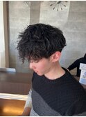 無造作パーマ