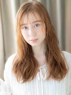 カバーヘア ブリス 上尾西口店(COVER HAIR bliss) 透明感カラーデジタルパーマ小顔フェミニンロングY上尾20代30代