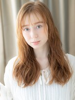 カバーヘア ブリス 上尾西口店(COVER HAIR bliss) 透明感カラーデジタルパーマ小顔フェミニンロングY上尾20代30代