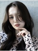 ロングレイヤーカットラベンダーグレーアッシュグレージュ美髪