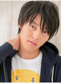 20代30代束感アッシュブラック大人メンズショートY北浦和