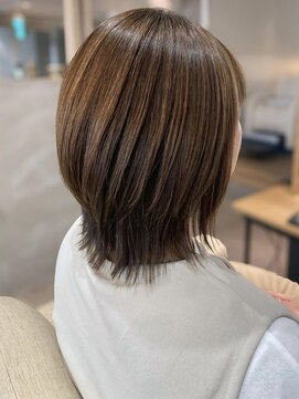 フリップビーアヴェダ(FLIP B AVEDA) 本八幡×市川市×ミディアムボブ×オーガニックカラー