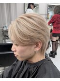 スペインカール/スパイキーショート/ブルーブラック/渋谷