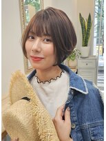 ミドル(MIDDLE)&nbsp;グレージュ×夏ショート