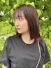 《脱ブリーチヘアケアメニュー》カット＋補正カラー＋補正ヘアケアTr