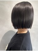 切りっぱなしボブ