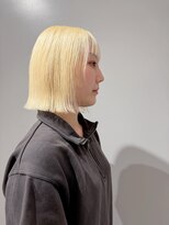 リガナッツ 池袋店(Riganuts)&nbsp;ブロンド/ボブ/姫カット/ケアブリーチ/おすすめカラー