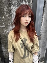 アミュレ(Amule)&nbsp;オレンジブラウン/オン眉/レイヤー、ブリーチ