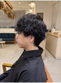 シャドウパーマ/フェザーパーマ/波巻きツイストスパイラル/鶴田