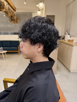 シャドウパーマ/フェザーパーマ/波巻きツイストスパイラル/鶴田