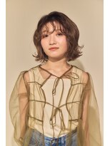 リータ ハッピーヘアライフ 久宝寺店(riita happyhairlife)&nbsp;ミディアムパーマ/コテ巻風パーマ/くせ毛風パーマ/大人ボブ