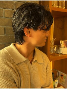 メンズカット×デジタルパーマ