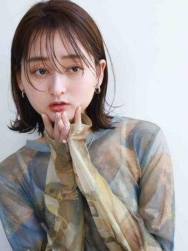 カーサ(Casa.) 切りっぱなしレイヤーボブ×チョコブラウン