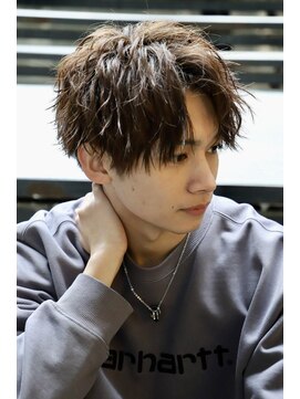 リップス 心斎橋(LIPPS) 【コンマバング】波巻パーマ