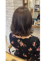 ミルク(MILK) シアーモカブラウン×切りっぱなしボブ×髪質改善トリートメント