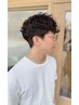【メンズパーマ】カット＋ナチュラルパーマ＋プチスパ￥15950～