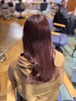 リビーチ ヘア リゾート 赤羽(Rebeach HAIR RESORT) ブリーチなしで叶う艶髪 チェリーレッド×イルミナカラー