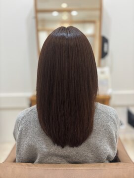 エフプラス(fplus) 【髪質改善】白髪・乾燥解消！潤い溢れる艶髪カラー【Y00037】