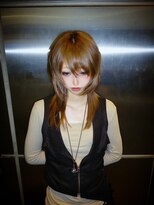 ニコ(nico...)&nbsp;shaggy layer & 2000s brown color