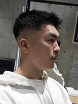 メッツ 原宿(METS)&nbsp;MEN'S/アップバングショート×フェード/ビジネスヘア