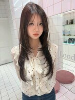 ロンドルーチェ 心斎橋(Lond luce)&nbsp;グレージュ×ハッシュカット［髪質改善/縮毛矯正/レイヤー］