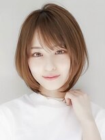 ギークス(GEEKS)&nbsp;【GEEKS渋谷】レイヤーボブ/ひし形/ライトベージュ/ブリーチなし