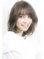 ラフヘアーアンドライフ 所沢東口店(LAF Hair&Life)&nbsp;透け感の中に品の良さ感じるヌーディーベージュボブ