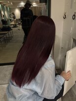 ビーヘアー 近鉄八尾店(Bee.hair)&nbsp;ワインレッド／八尾