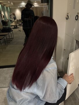 ビーヘアー 近鉄八尾店(Bee.hair) ワインレッド／八尾