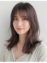 ウィールール 手稲店(WE RULE) 透明感艶感◎髪質改善トリートメント前下がりミディアム