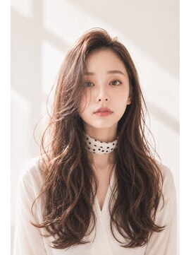 ウィーニード 栄(WENEED) 韓国女優風レイヤーロング×シアーショコラブラウン