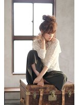 ヘアーズ ベリー 香椎店(hairs BERRY)&nbsp;ことりベージュ_毛先パーマ＿着物＿ウォーターフォール♪