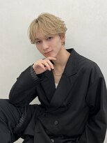 メンズサロン サンド 横浜(Men's salon sand) カット/シースルーフェザー/ブリーチ/毛流れセンターパート