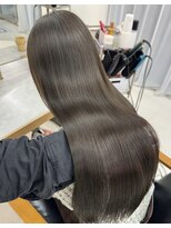 エクラ(ECLAT)&nbsp;縮毛矯正×オリーブグレージュ
