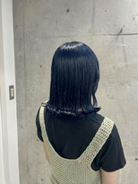 ジオ 国分寺(the O's)&nbsp;黒髪/前髪パーマ/グレーベージュ/レイヤーロング/インナーカラー
