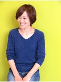 【guerir hair+care】大人なリラックス・ショートボブ