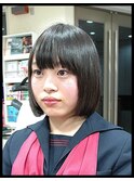 カット　※（平行ボブ）
