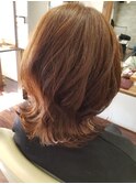 軽く巻くだけ!楽ちん外ハネスタイル