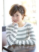 ナチュラルエフ(natural f)&nbsp;【natural-f 豊中】耳かけ ワンサイドショート ナチュラルボブ☆