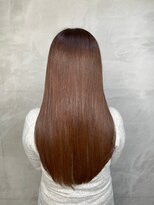 小顔オリーブカラーボブルフハイライトカラークールショート