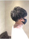 【Quartett】マッシュ 刈り上げ ポイントパーマ