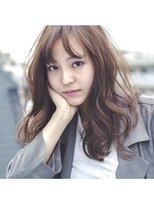 ミットバイツリー 新宿南口(mit by tree)&nbsp;波打ちウェーブショコラベージュセミロング