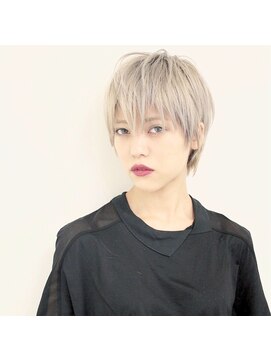 レンク(LENC) Coast.ベリーショート×ボーイッシュショート×ホワイトカラー