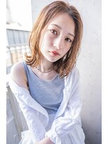 クラン(clan)&nbsp;小顔ウルフ＃マロンベージュAラインボブ